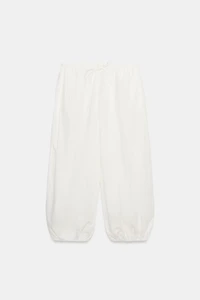 ELASTIC NYLON PANTS
