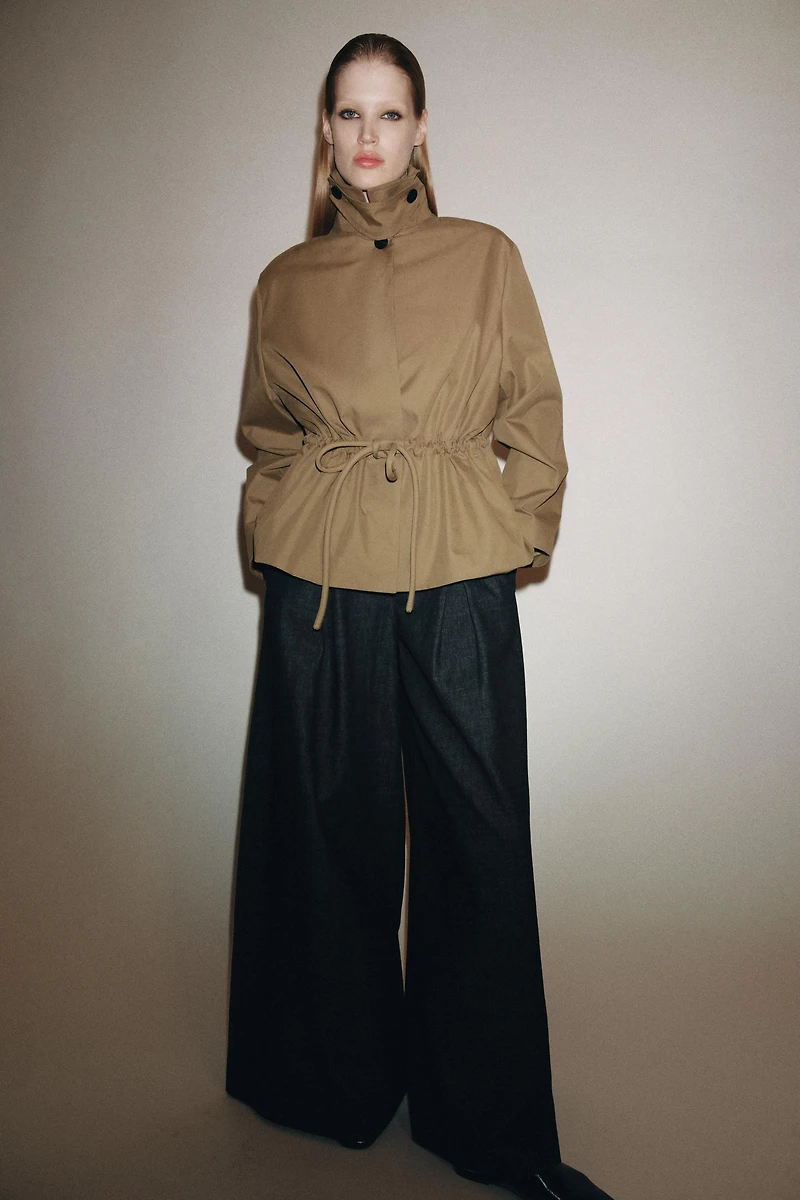 ZW COLLECTION SHORT PARKA WITH ADJUSTABLE WAIST