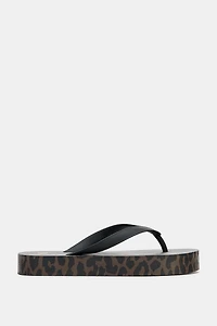 ANIMAL PRINT SANDALS