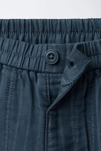 STRIPED BAGGY PANTS