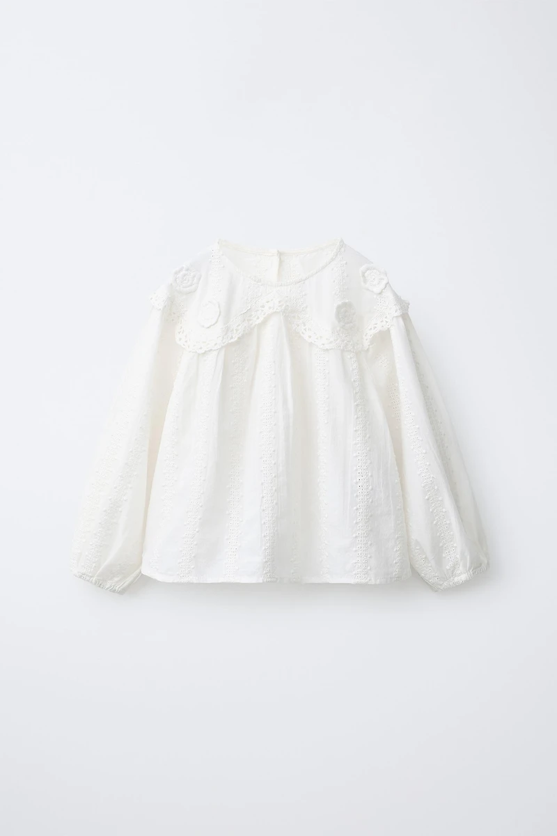 EMBROIDERED ROMANTIC SHIRT