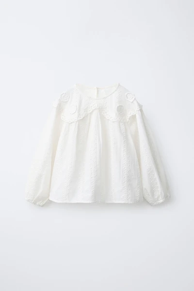 CHEMISE ROMANTIQUE BRODERIES