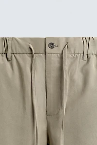 WASHED EFFECT RELAXED FIT SHORTS