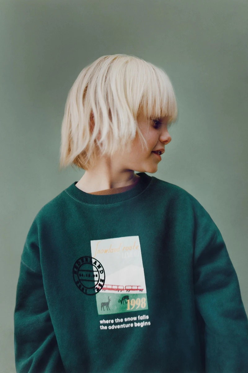 SWEAT IMPRIMÉ SNOWLAND