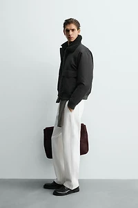 COMBINATION BOMBER JACKET