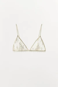LACE TRIANGLE BRA