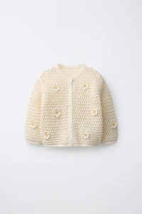 CROCHET DAISY CARDIGAN