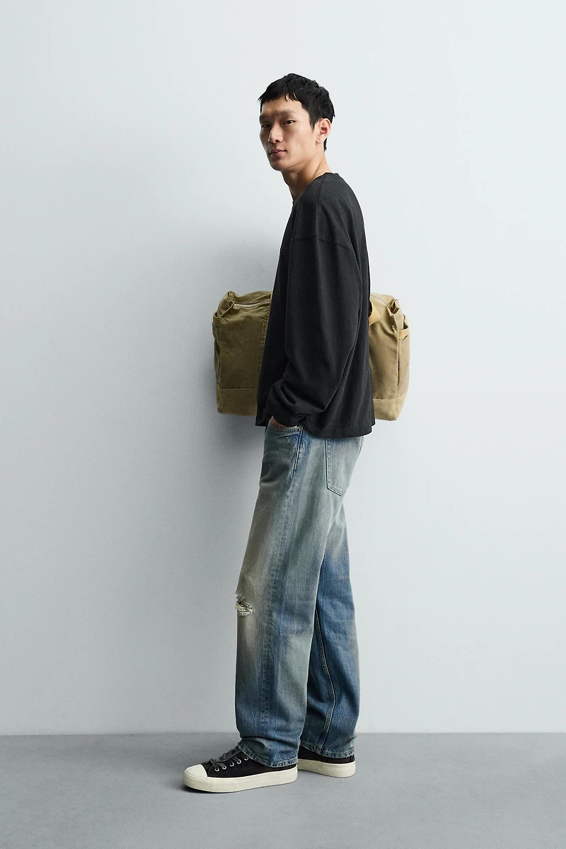 TEXTURED WASHED T-SHIRT