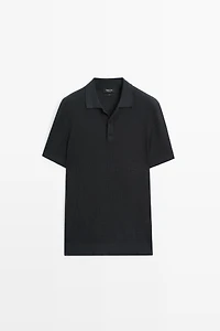 Polo col boutonné 100 % coton