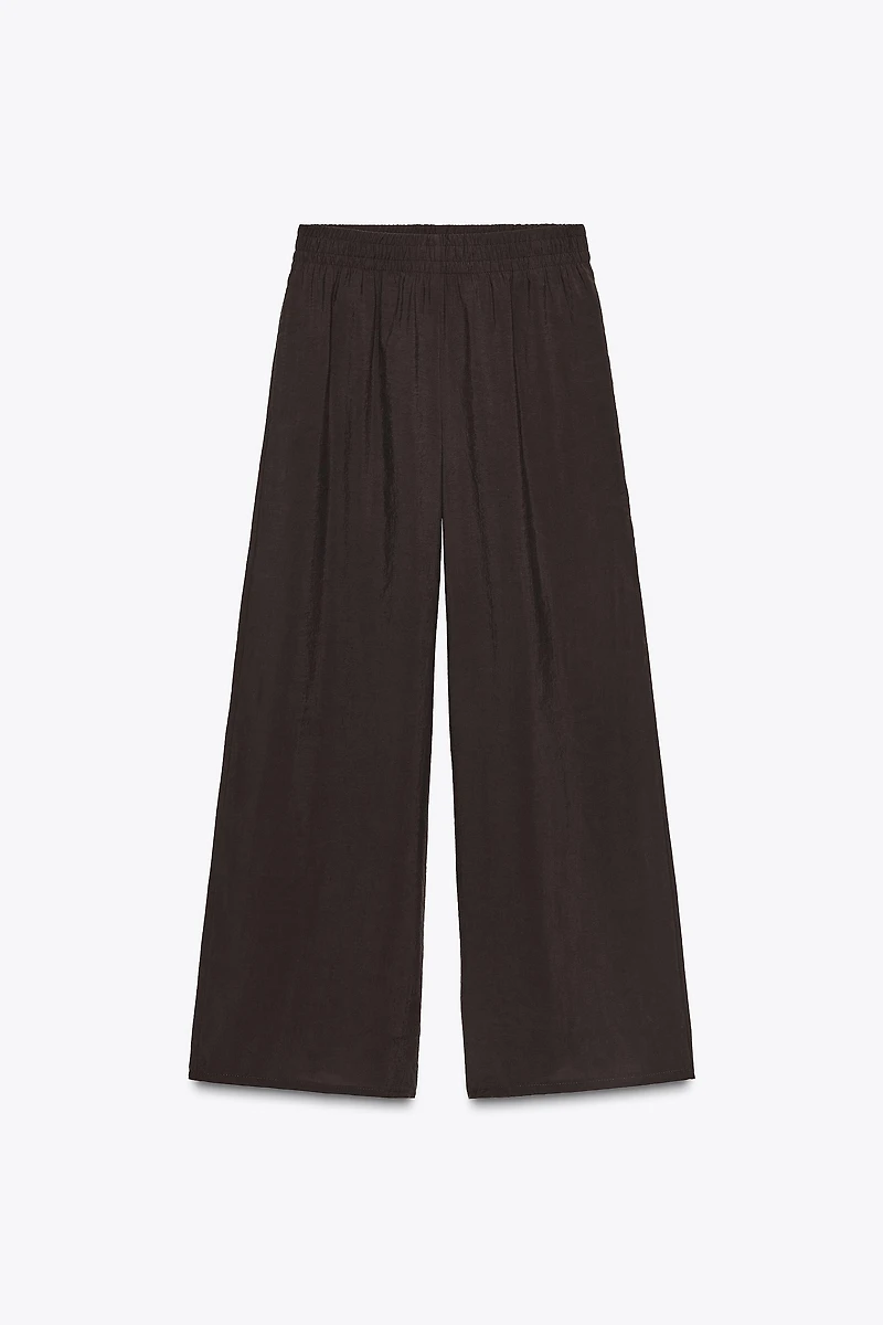 PANTALON LARGE TAILLE ÉLASTIQUE