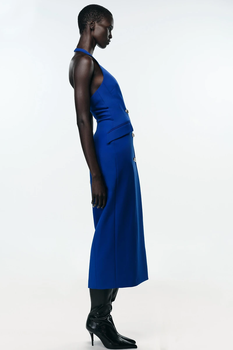 WRAP TUBE MIDI DRESS