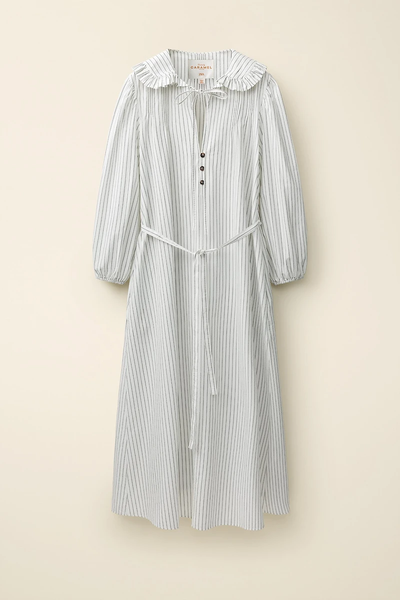 STRIPED DRESS CREATED BY CARAMEL LONDON X ZARA