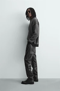 REVERSED SEAM CONTRAST JUMPER