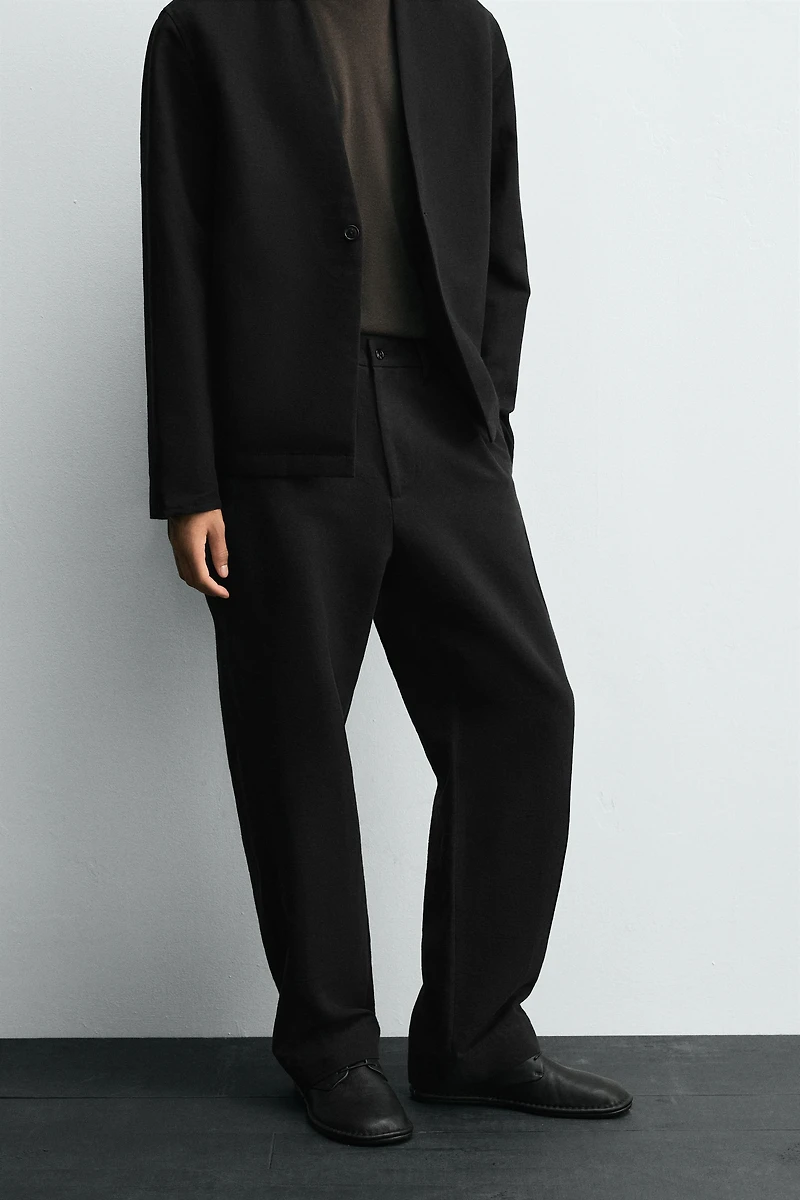 COTTON - LINEN SUIT PANTS
