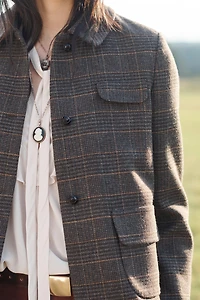 LIMITED EDITION PLAID BLAZER