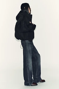 SHORT WATER REPELLENT WINDPROOF HOODIE ANORAK