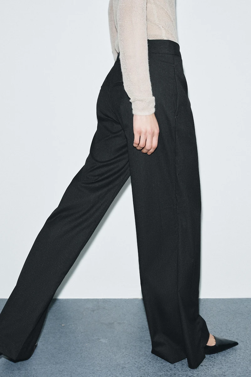 ZW COLLECTION PINSTRIPE PAREO PANTS