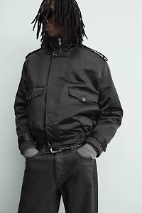 BLOUSON BOMBER TECHNIQUE MATELASSÉ