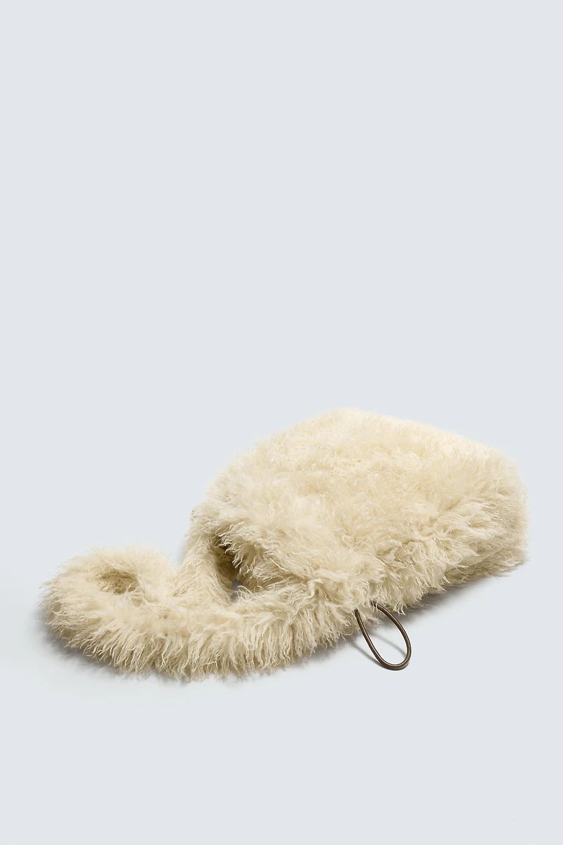 FAUX FUR CROSSBODY BAG HARRY LAMBERT FOR ZARA x DISNEY