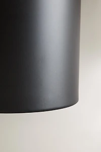 METAL BATHROOM TRASH CAN WITH WOODEN LID