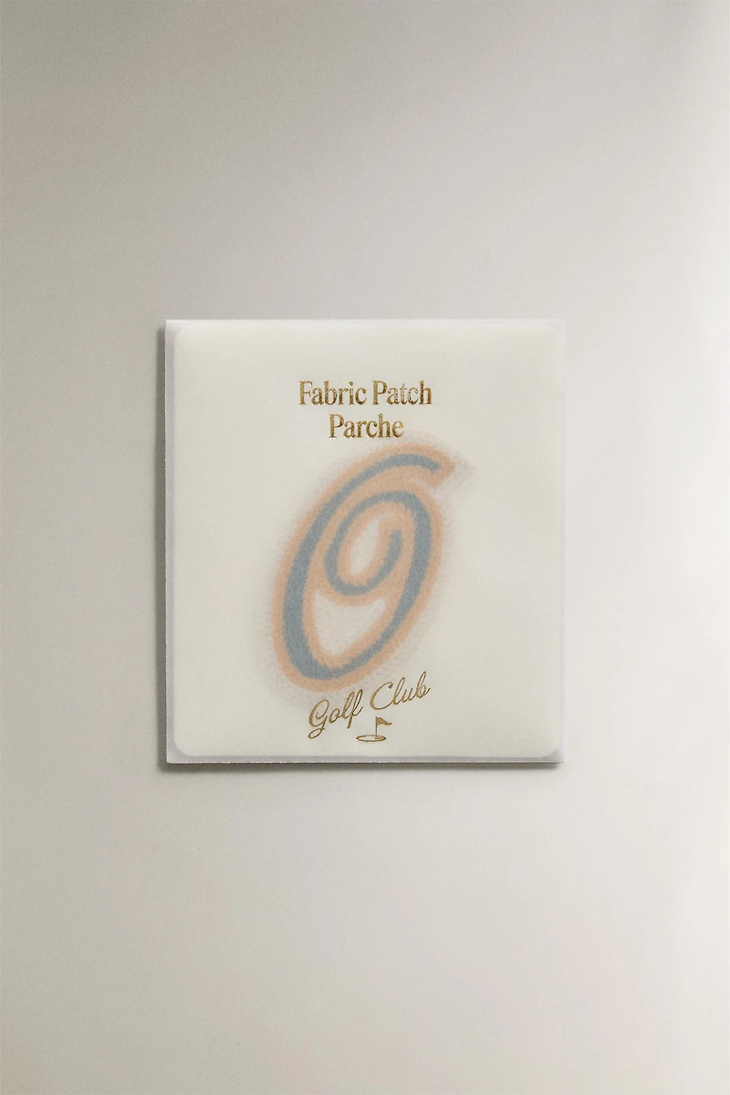 COTTON LETTER O PATCH