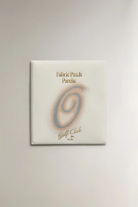 COTTON LETTER O PATCH