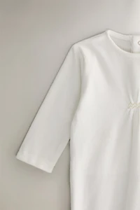 VELOUR BABY ROMPER