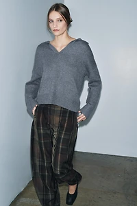 WOOL AND CASHMERE JUMPER