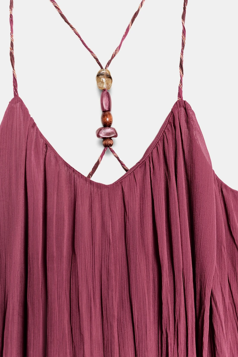 ROBE FLUIDE À FANTAISIE