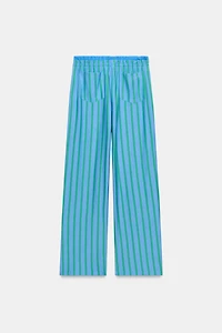 STRIPED PALAZZO PANTS