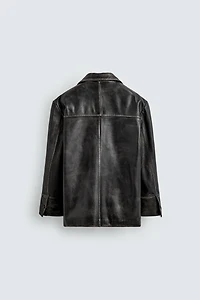 LIMITED EDITION VINTAGE EFFECT LEATHER JACKET