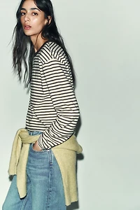 STRIPED LONG SLEEVE T-SHIRT