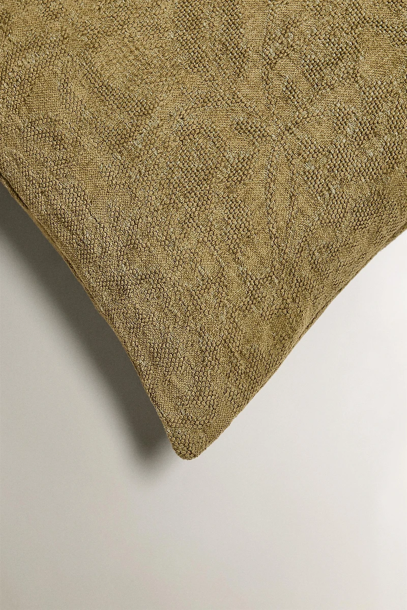 JACQUARD CHENILLE THROW PILLOW COVER