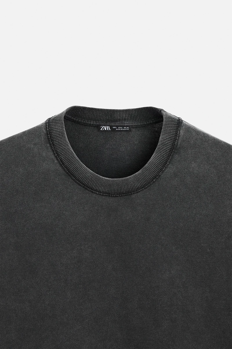 WASHED RELAXED FIT SWEATSHIRT