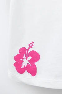 TROPICAL PRINT T-SHIRT