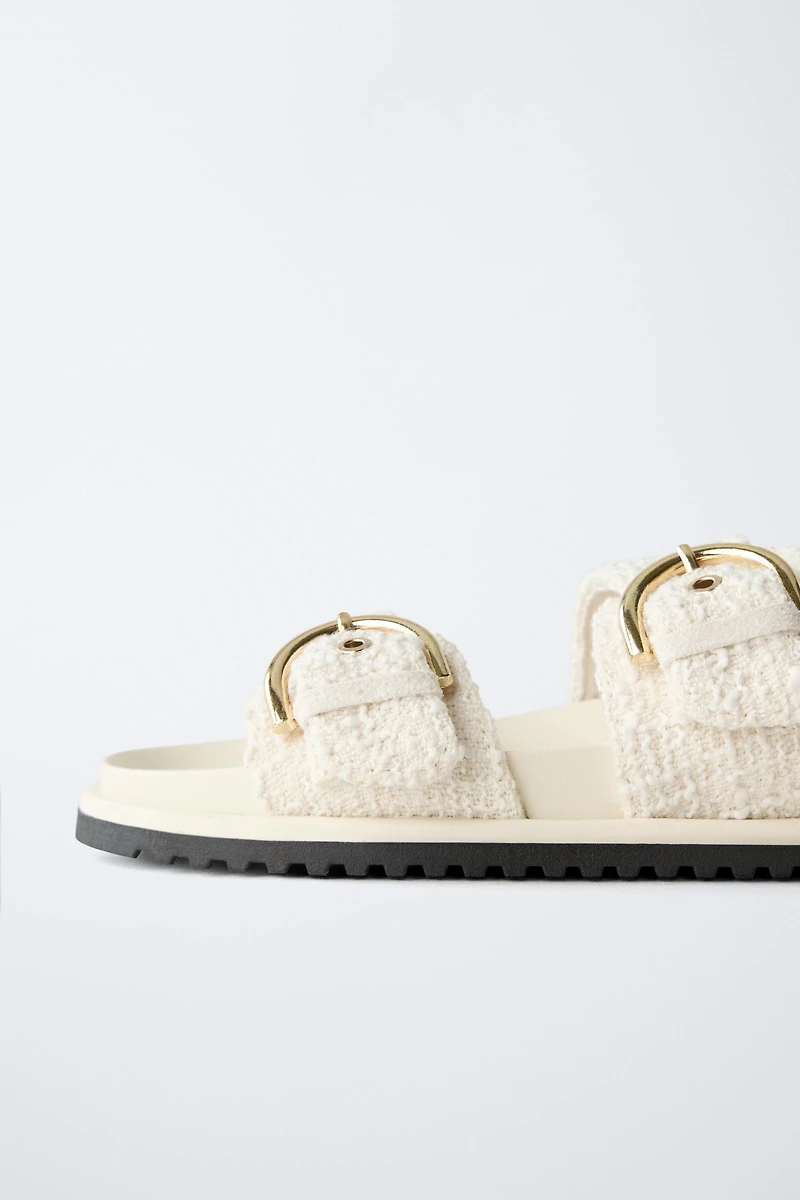 BUCKLED SANDALS