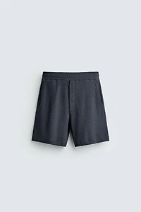 WAFFLE TEXTURE JOGGER SHORTS