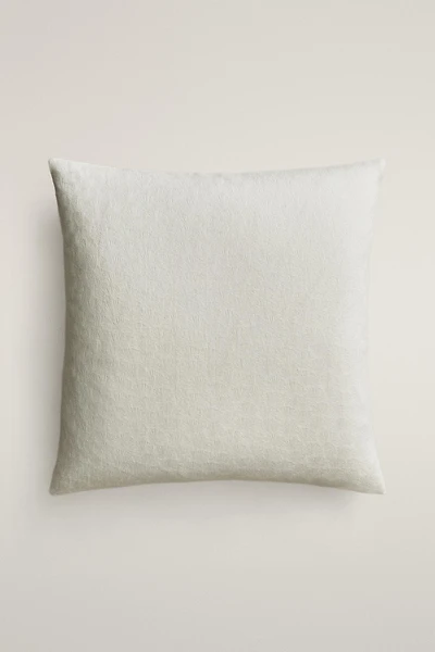 COTTON JACQUARD THROW PILLOW COVER