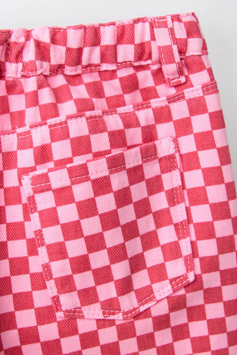 CHECKERED CULOTTES