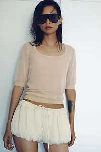 FINE GAUGE KNIT TOP