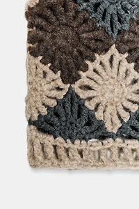 GILET PULL EN MAILLE CROCHET