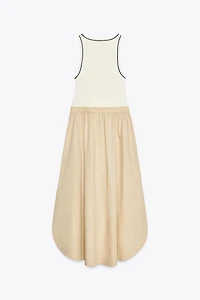 COMBINATION MIDI DRESS