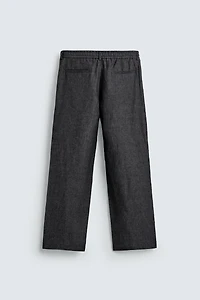 100% LINEN SUIT PANTS