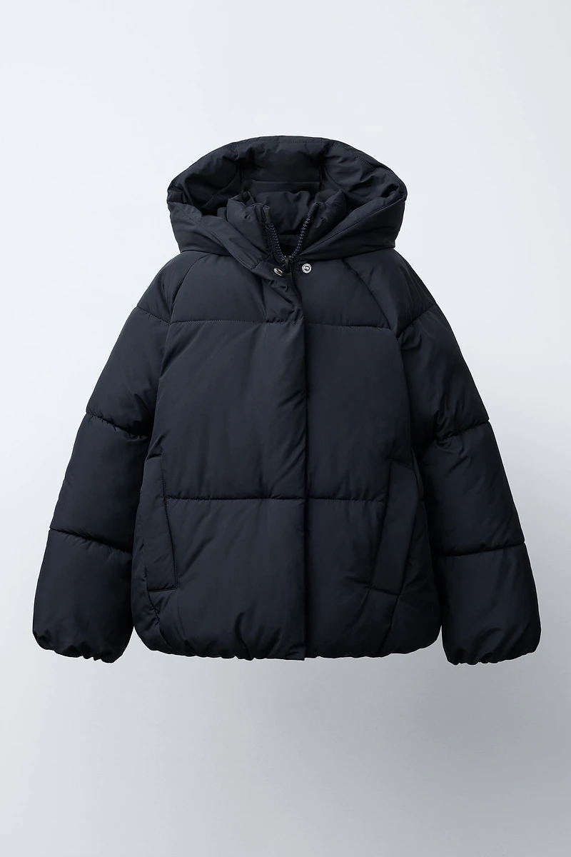 HOODED PUFFER JACKET