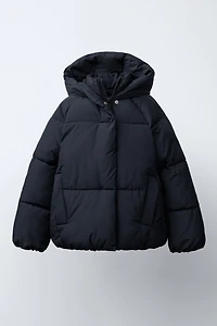 HOODED PUFFER JACKET