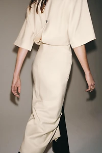 ROBE MI-LONGUE DRAPÉE ZW COLLECTION