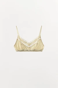 POINTELLE LACE BRALETTE