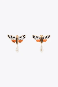 BUTTERFLY PEARL EARRINGS