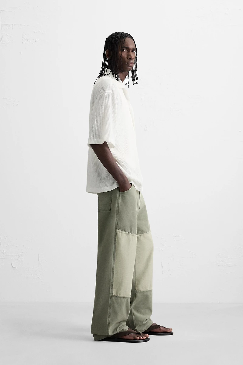 CHEMISE STRUCTURÉE EFFET FROISSÉ