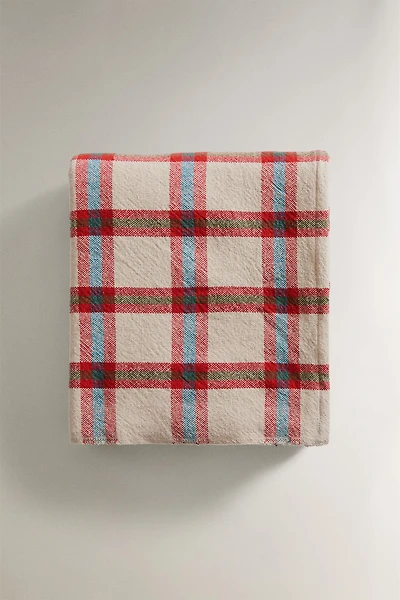 CHECK COARSE COTTON TABLECLOTH